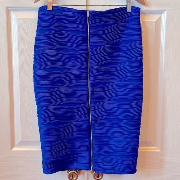 ROYAL BLUE PENCIL SKIRT PLUS SIZE 1X NWT - Picture 3 of 5